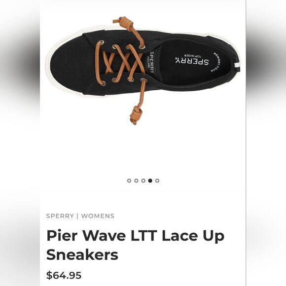 SPERRY Pier Wave LTT Lace Up Slip-on Sneakers - Picture 9 of 9